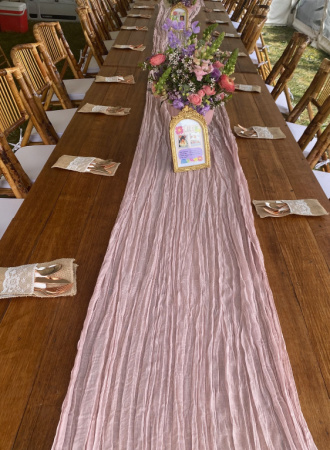 Wooden Trestle Tables