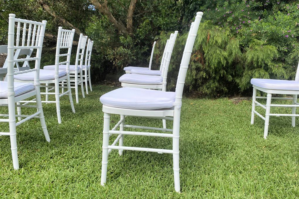 Hire White Tiffany Chairs Country Charm Event Hire