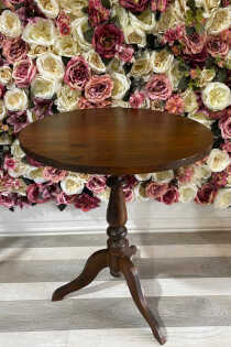 Round Vintage Side Table - Eva