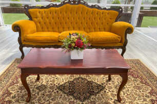 Brown Vintage Coffee Table - Alice