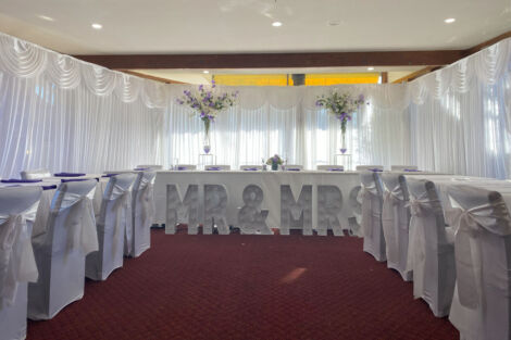 White Curtain Backdrop - 12m x 3m