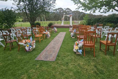 Mix Matched Wooden Chairs