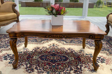 Warm Brown Vintage Coffee Table - Ada