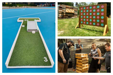 Mini Golf + Giant Lawn Games