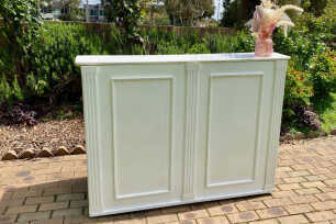 White Wooden Bar