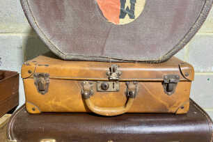 Vintage Suitcase - Small Burnt Orange