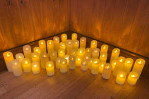 LED Candle Package - Medium (No Vase)