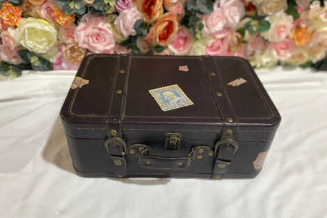 Leather Vintage Suitcase - Large