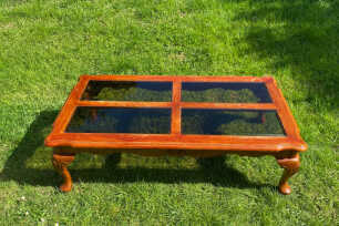 Glass Top Coffee Table - June