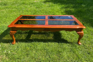 Glass Top Coffee Table - June