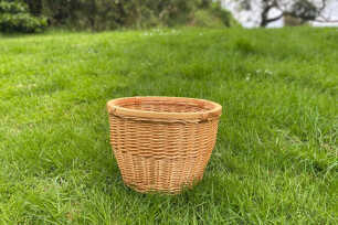 Round Wicker Basket - Light