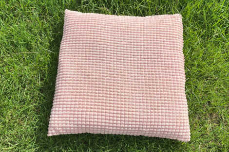 Pink Textured Cushion - 45cm