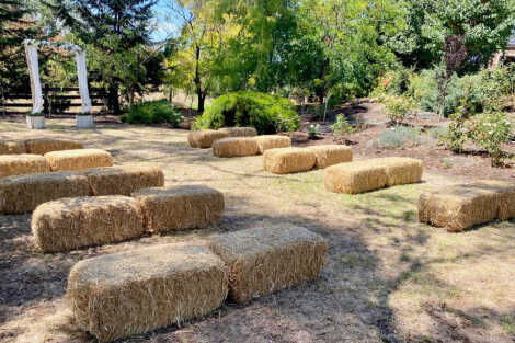 Hay Ceremony Seating