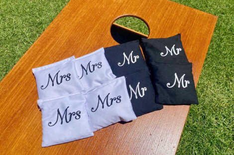 'Mr & Mrs' Cornhole - Wedding Edition