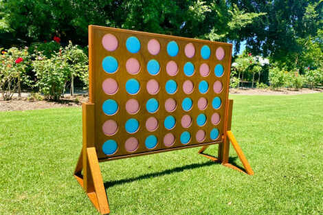 Giant Connect 4 - Baby Shower Edition