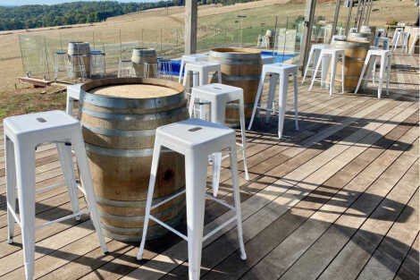 Wine Barrel & Stool Package - XL