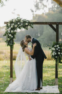 Rustic Timber Arbour