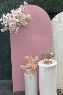 Pink Arch Backdrop (L)