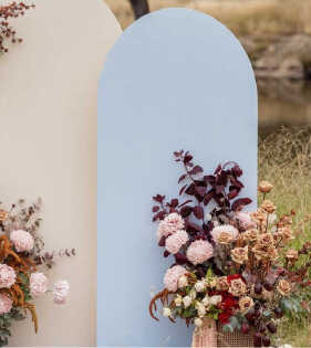 Blue Arch Backdrop (M)