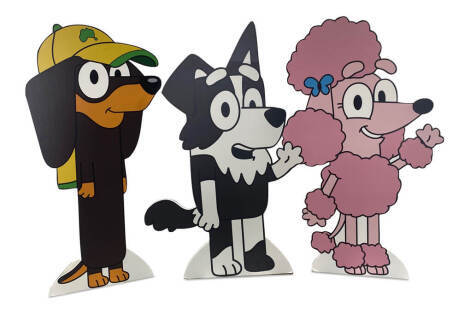 Bluey & Friends Cutouts - 9 Piece Set