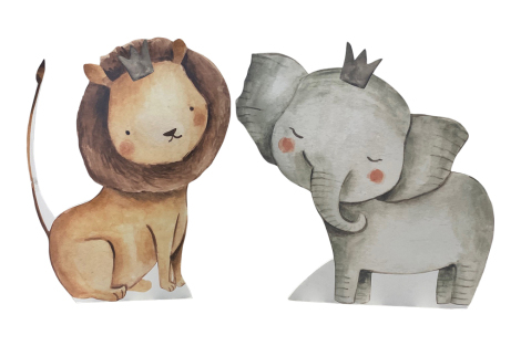 Baby Animals Cutout - 2 Piece
