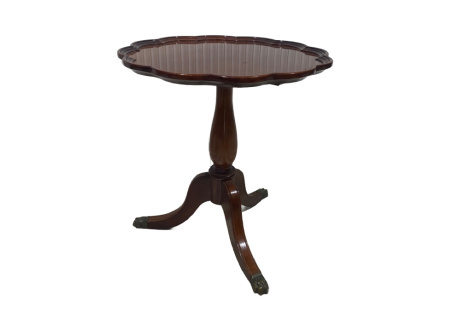 Antique Side Table - Pie-Edge