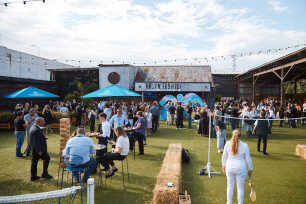 Corporate event at The Timber Yard, Port Melbourne